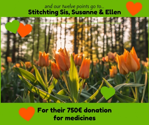 Gracias Stitchting Sis por vuestros donativos